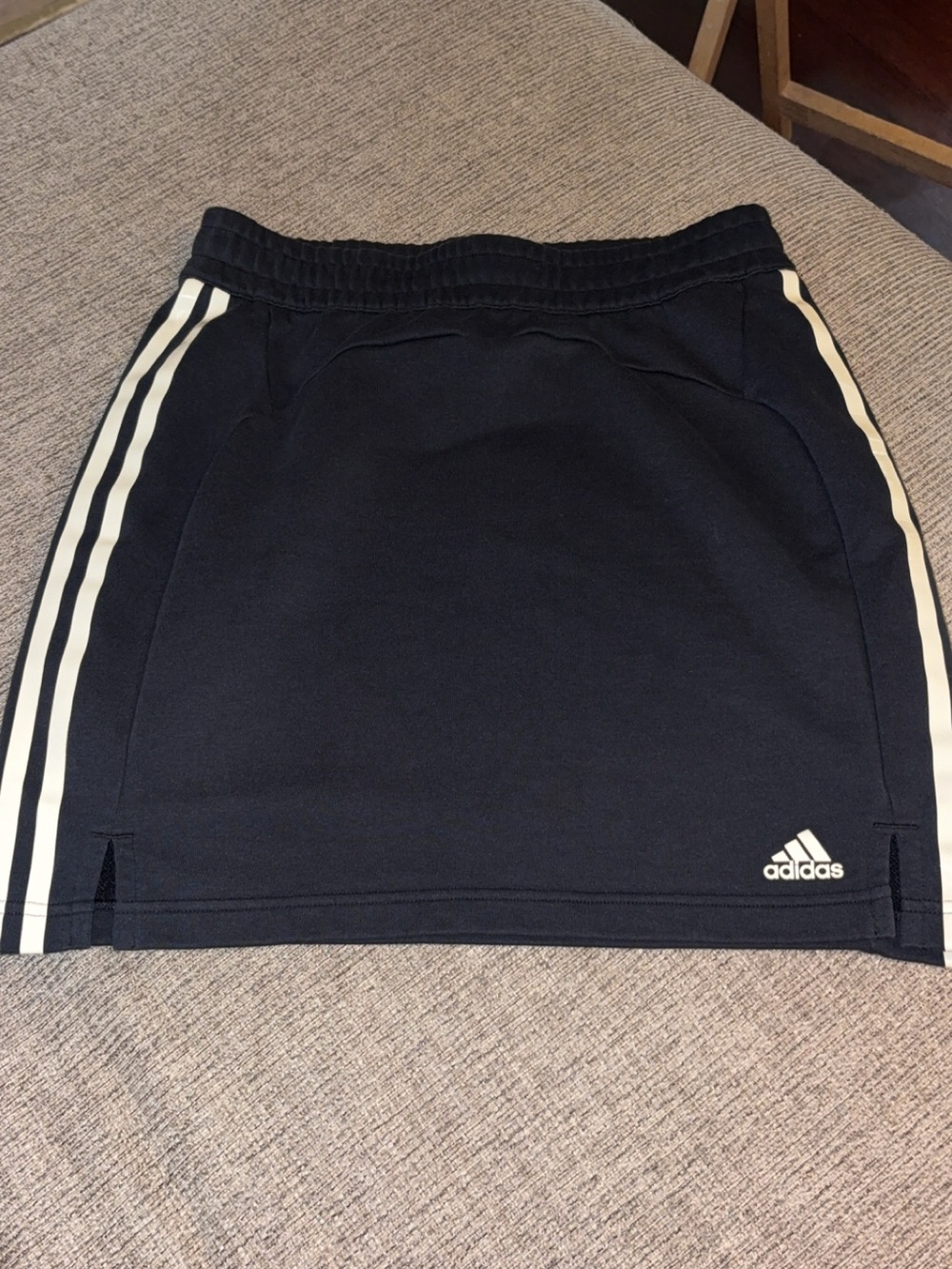 Adidas Black Athletic Sweat Skirt